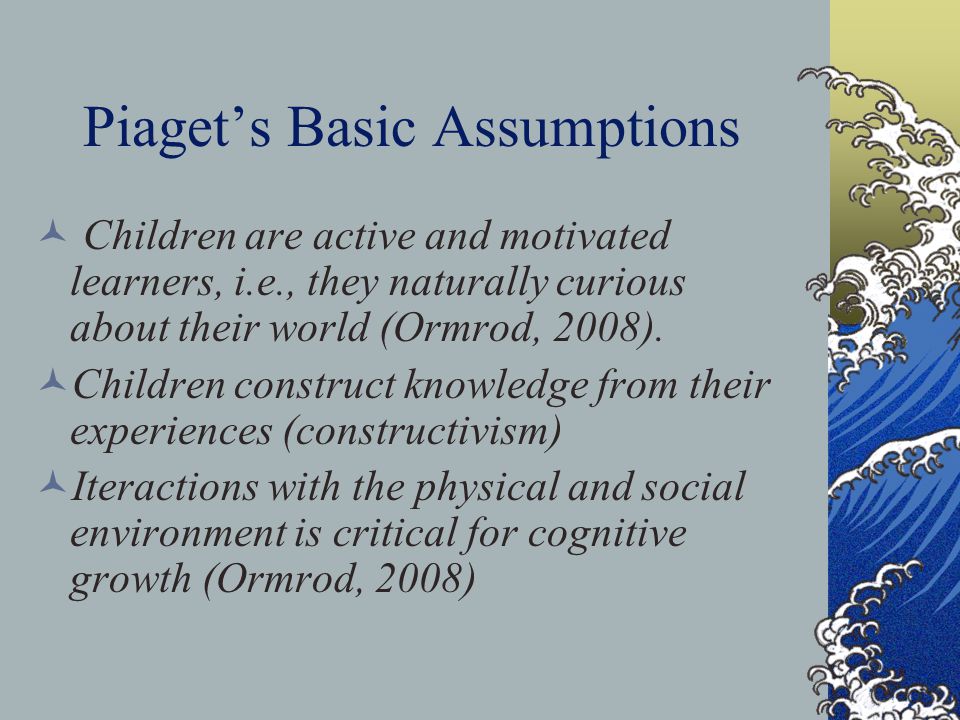 Assumptions Of Piaget s Cognitive Development Theory 2024 favors